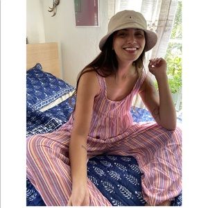 urban outfitters stripped jumpsuit